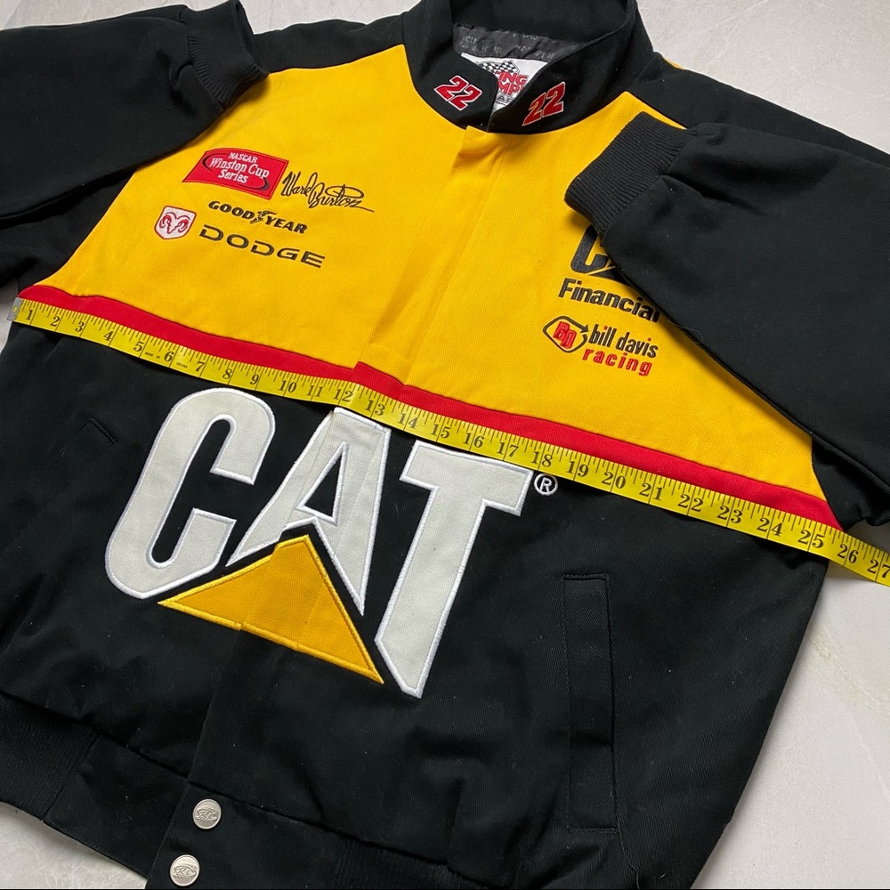 Vintage NASCAR CAT RACING JACKET EXCELLENT COND L - Picture 16 of 16